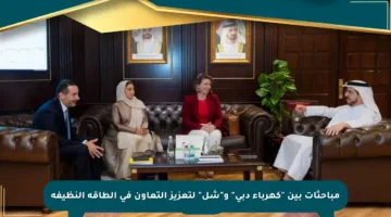 مباحثات بين “كهرباء دبي” و”شل” لتعزيز التعاون في الطاقة النظيفة